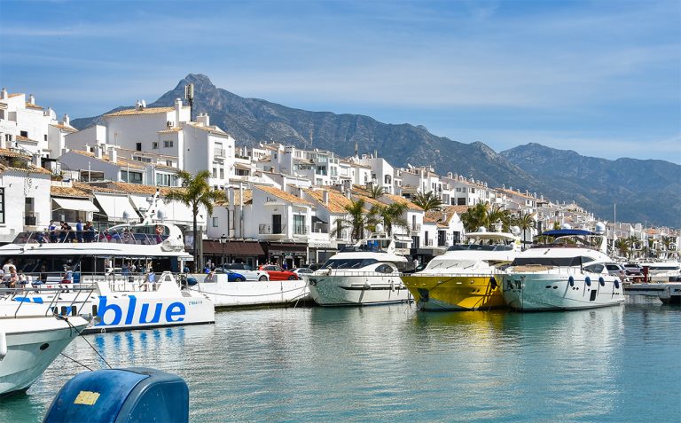 Yachts in Puerto Banus Marina, Marbella